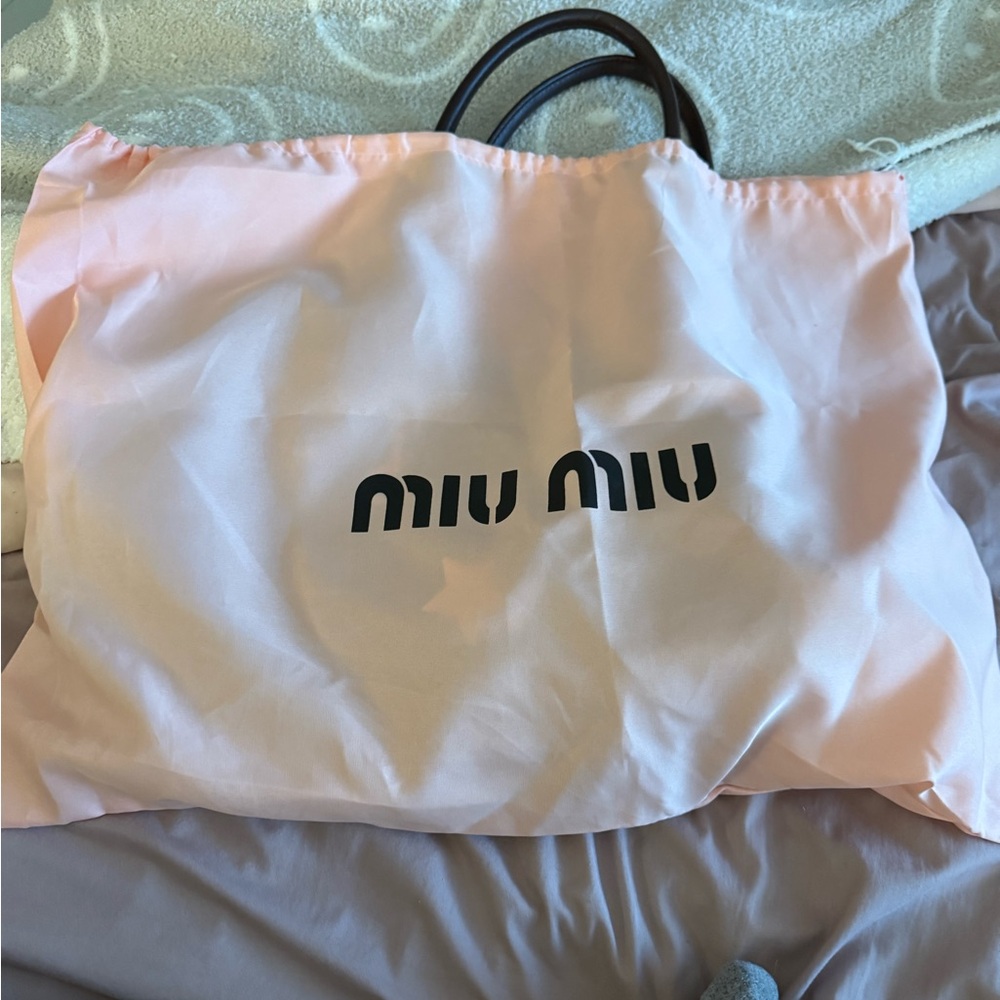 Miu Miu Aventure Tote Bag brown